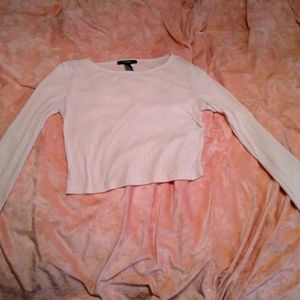 Long sleeve crop top